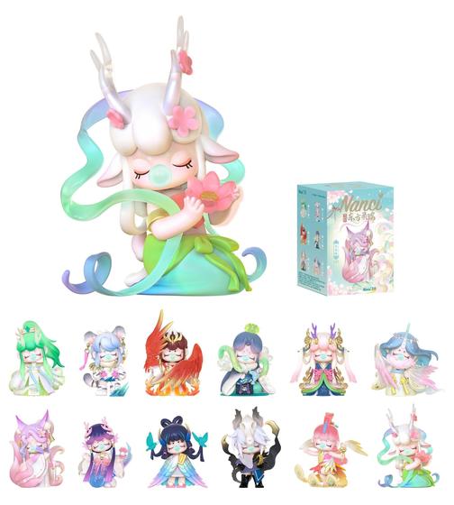 Imagem de Figura de ação ROBOTIME Blind Box Oriental Mythological Creatures