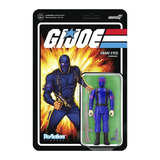 Imagem de Figura de Ação Snake Eyes - G.I. Joe Reaction Wave 1A - Super7
