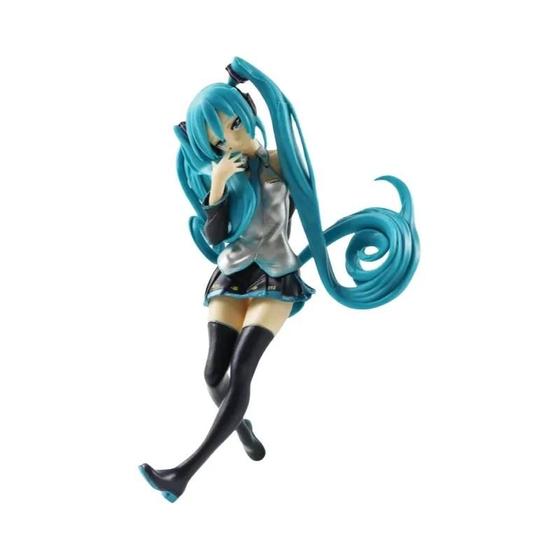 Imagem de Figura de Hatsune Miku Sentada - 14cm - Decoração de Mesa e Bolo