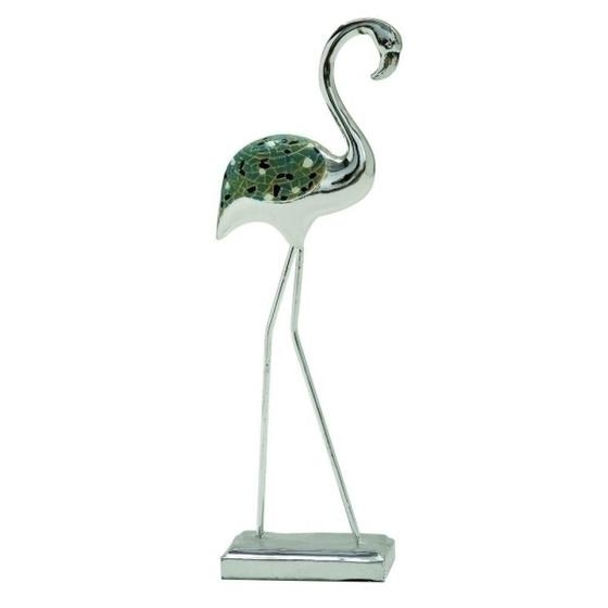 Figura decorativa de resina garca Menor preço em Figura decorativa de resina garca