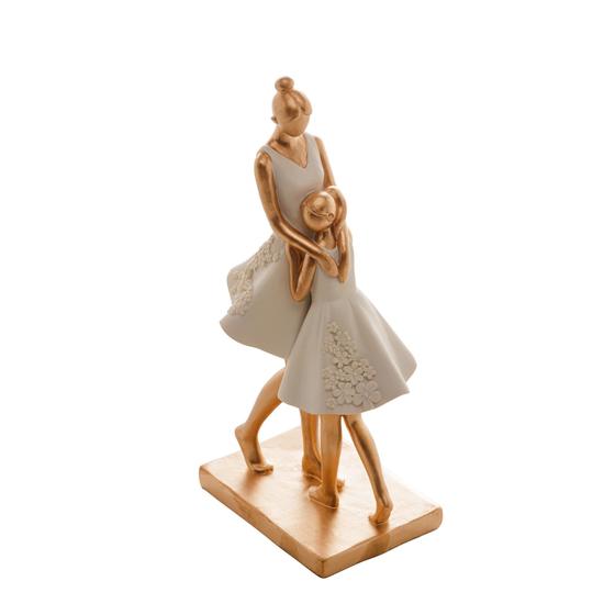 Imagem de Figura Decorativa Royal Resina Família Branco 10x7x20cm