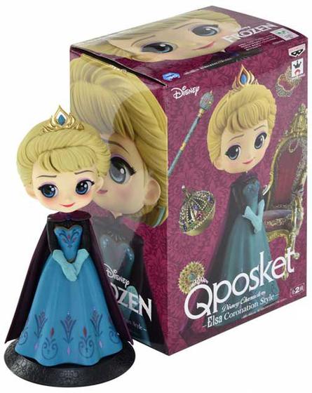 Imagem de Figura Disney QPosket Frozen Elsa Coronation Style Bandai
