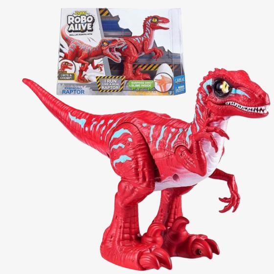 Imagem de Figura Eletrônica Robô Alive Rampaging Raptor Red - Candide