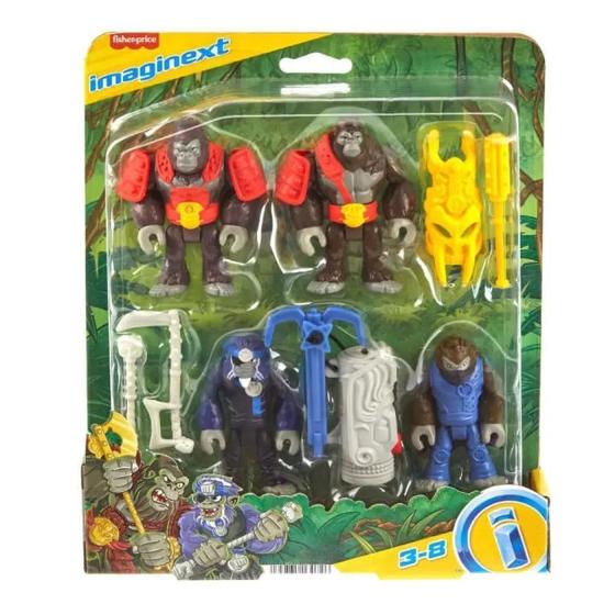 Imagem de Figura Imaginext Gorilas Vs Macacos - Mattel Hml57