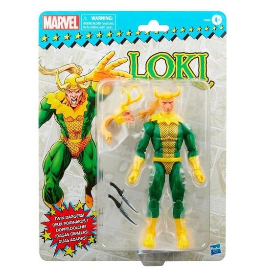 Imagem de Figura Marvel Legends Series Retro Loki Hasbro F5883