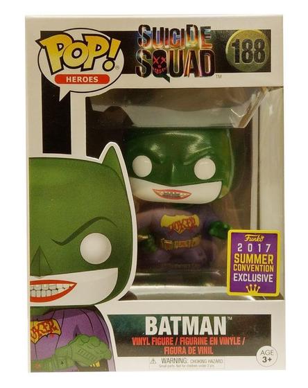 Imagem de Figura pop Funko DC Comics Esquadrão Suicida Joker Batman SDCC 2017