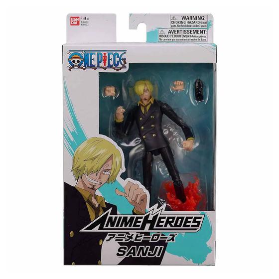 Imagem de Figura Sanji 16 cm Anime One Piece Boneco Articulado