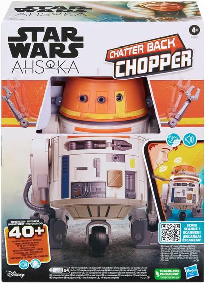 Imagem de Figura Star Wars Ahsoka - - Chopper Animatrônico mais de 40 combinações de sons e movimentos - Hasbro F6867