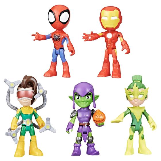 Imagem de Figuras de ação ambientadas em Spidey e seus incríveis amigos Marvel