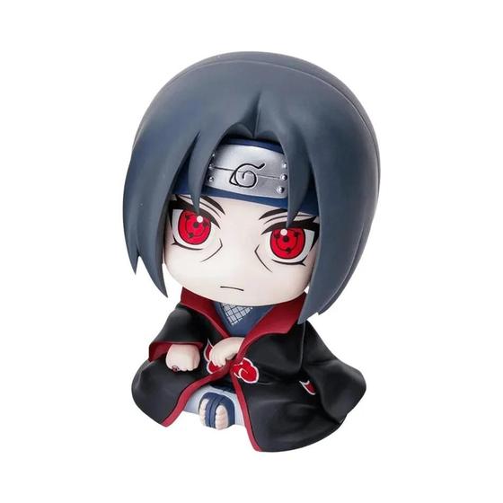 Imagem de Figuras de Ação Kawaii Naruto - Kakashi, Sasuke e Itachi (9cm) - Decoração para Carro