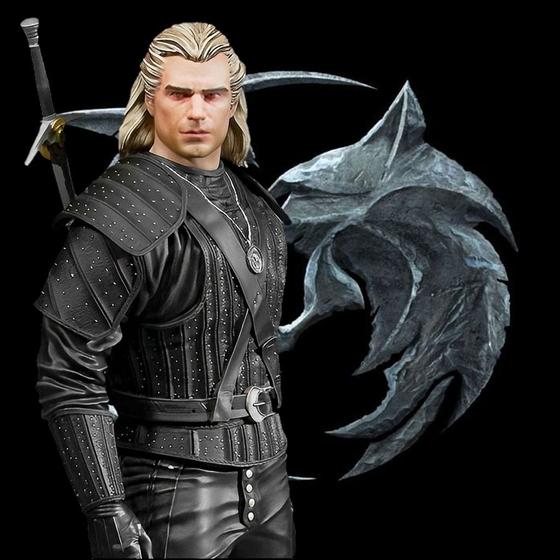 Imagem de Figure the witcher (netflix) - geralt of rivia - dark horse