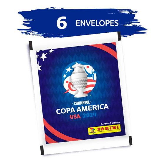 Imagem de Figurinhas Copa América USA 2024 Cartela 30 Figurinhas