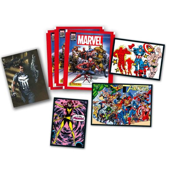 Imagem de Figurinhas Marvel 80 Anos Blister Com 6 Envelopes - Panini