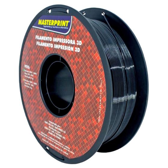 Filamento 3D PETG 1.75mm 1KG Bom Acabamento Alta Resistência Masterprint Filamento de Impressora 3D Menor preço em Filamento 3D PETG 1.75mm 1KG Bom Acabamento Alta Resistência Masterprint Filamento de Impressora 3D