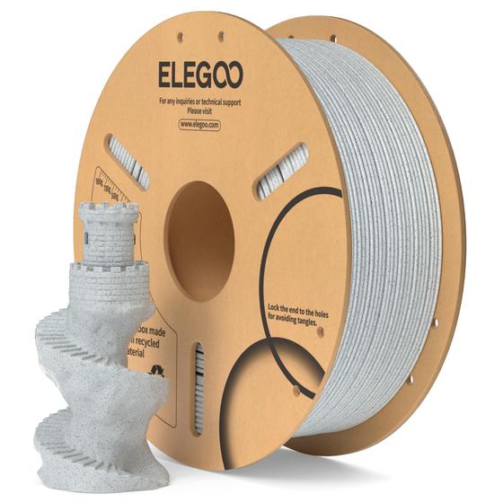 Imagem de Filamento PLA 1,75mm 1kg ELEGOO - Efeito Mármore para Impressora 3D