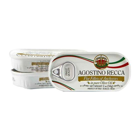 Imagem de File Anchova Alici Italiano Agostino Recca em Azeite 56g