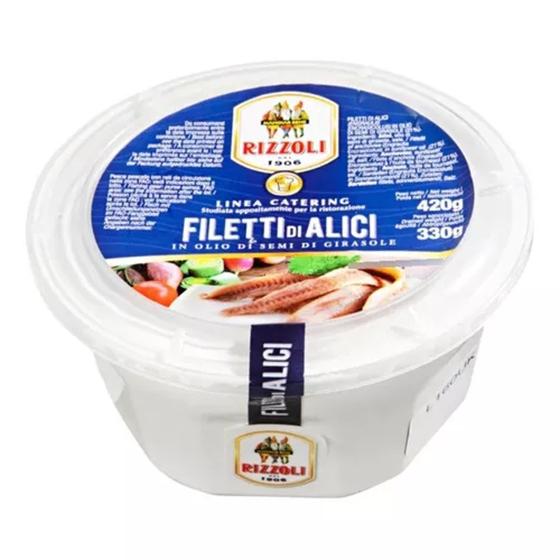 Imagem de File de Anchovas Italiano Rizzoli 420g