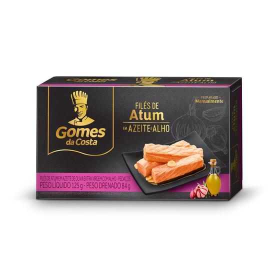 Imagem de Filés de Atum em Azeite e Alho Gomes da Costa 125g