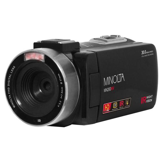 Imagem de Filmadora Com Visão Noturna Minolta MN260NV Full Hd