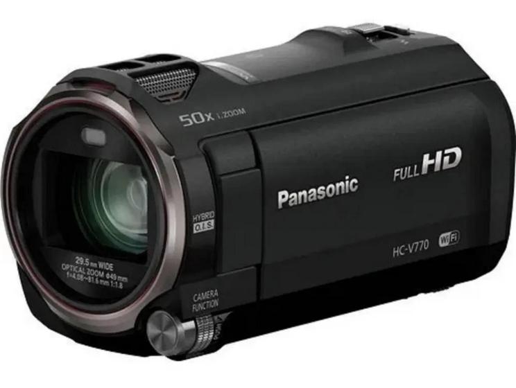 Imagem de Filmadora Full Hd Youtuber Ensino Panasonic Hc-V770 Lives