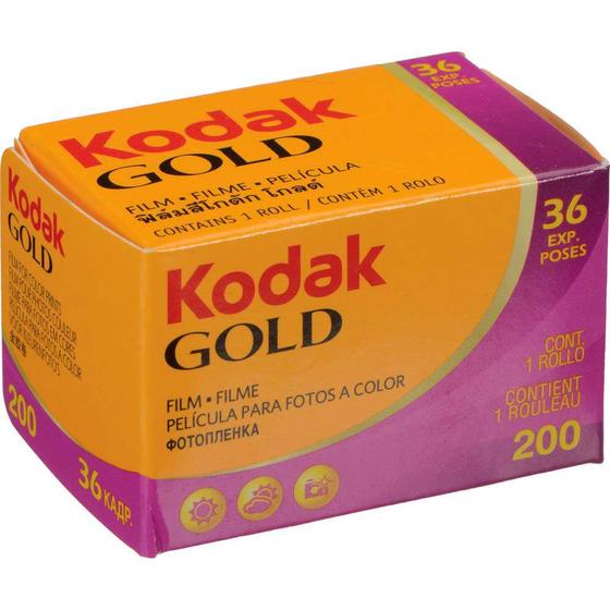 Imagem de Filme Analógico 35mm Kodak Gold 200 Colorido