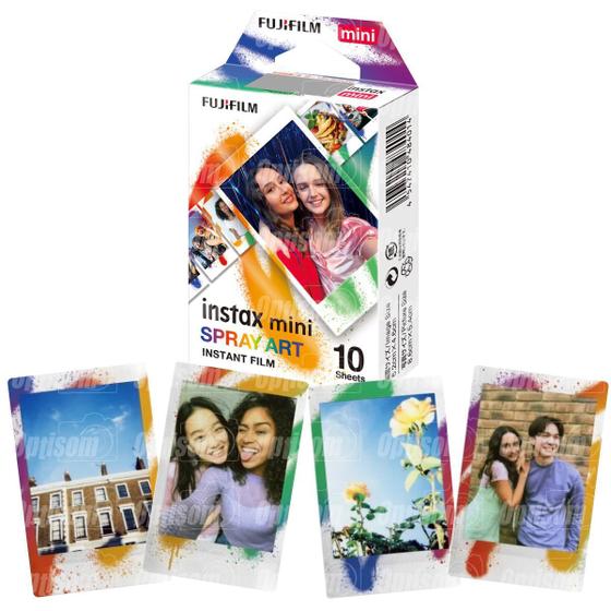 Imagem de Filme Fotográfico Fujifilm Spray Art Colorido Para Instax Mini - 10 Fotos