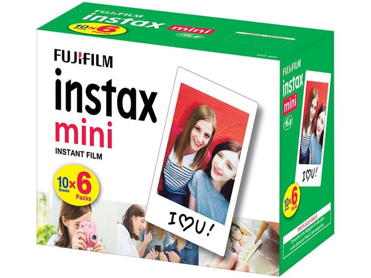 Filme Instantâneo Fuji Instax - Instax Mini com 60 fotos Menor preço em Filme Instantâneo Fuji Instax - Instax Mini com 60 fotos