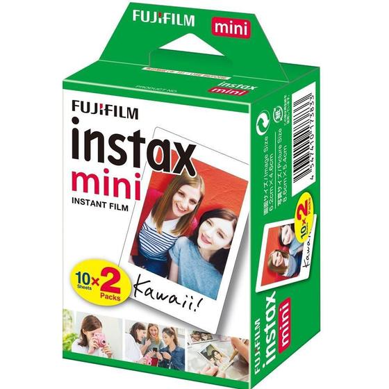 Imagem de Filme Instantaneo Fujifilm Instax Mini - Branco 20 Poses