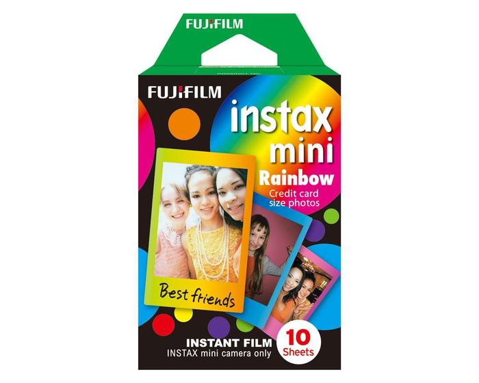 Imagem de Filme Instantâneo Fujifilm Instax Rainbow com 10 Unidades