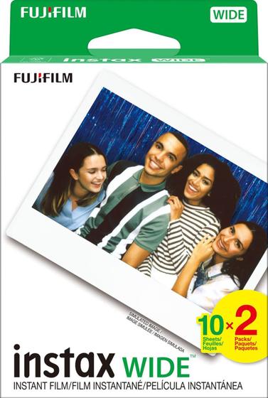 Imagem de Filme Instantâneo Fujifilm instax Wide, 20 Exposições, Branco, Nova Embalagem