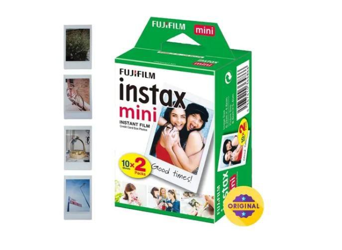 Imagem de Filme Instantâneo Instax Mini FujiFilm Kit com 20 Fotos 54x86 mm