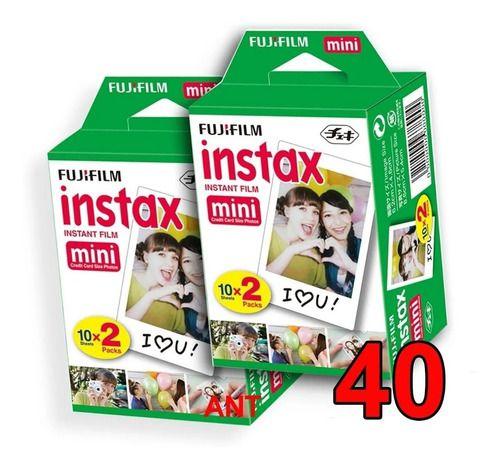 Imagem de Filme instantaneo instax pack com 40 unidades