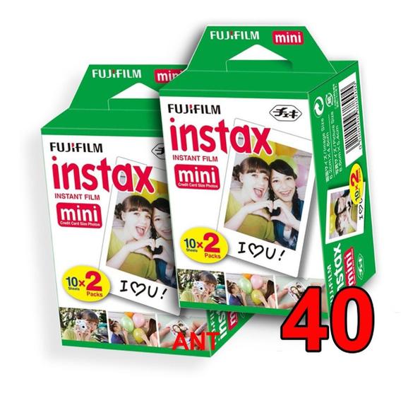 Imagem de Filme Instantâneo para Camera FUJIFILM INSTAX Mini 10 11 e 12 com 40 Fotos