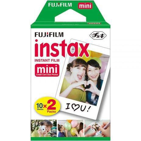 Imagem de Filme Papel Fotográfico Polaroid Fujifilm Instax Mini 20 Fotos 54x86mm p/ Instax Mini 7, 8, 9, 11 Mini Link LiPlay Share