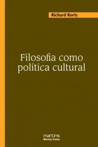 Imagem de Filosofia Como Politica Cultural - MARTINS