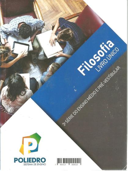 Imagem de Filosofia Livro único  Poliedro sistema de ensino