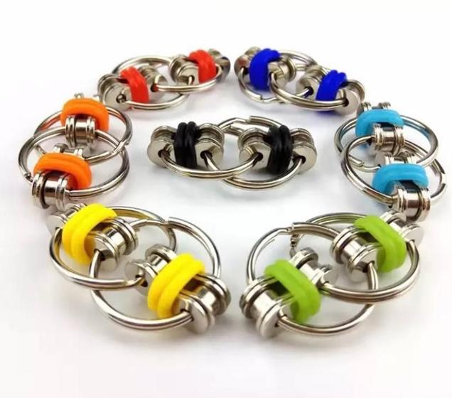 Imagem de Filppy Chain Fidget Toy Anti Stress E Ansiedade Amarelo