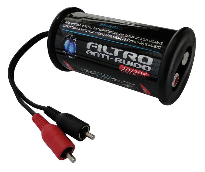Imagem de Filtro Anti Ruído Eletromagnético JFA 20/20k - P/ Toca Cd Dvd Radio Player Modulo Som