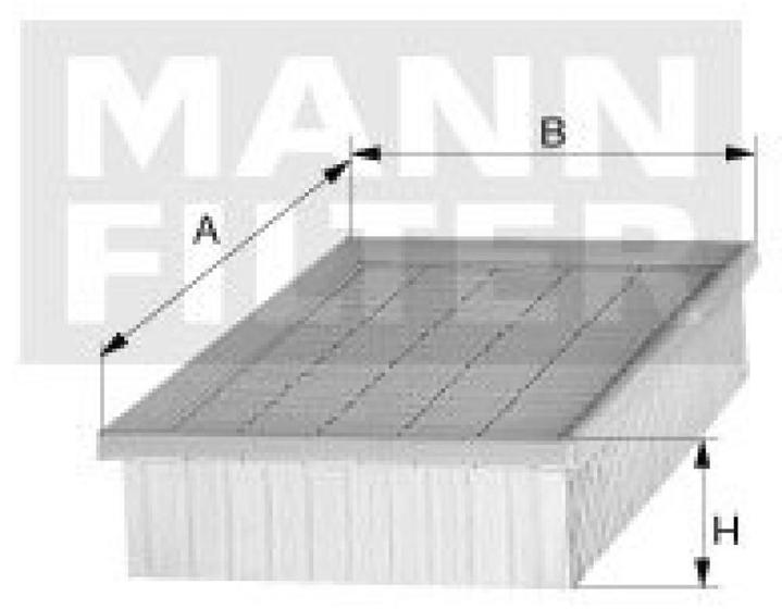 Imagem de Filtro Ar A6 1994 a 2006 Mann-Filter C 26 168