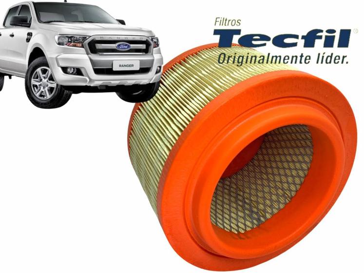 Imagem de Filtro Ar do Motor Ranger 2.2 2.5 3.2 Flex Diesel 2012 a 2020 TECFIL ARS7994