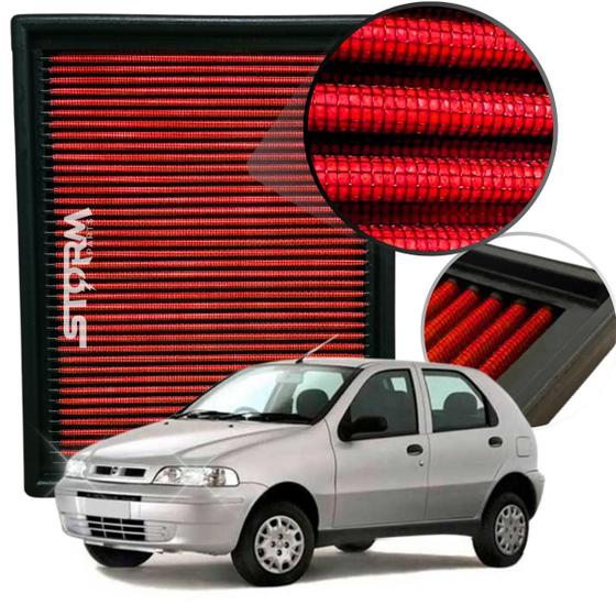 Imagem de Filtro Ar Esportivo Fiat Palio Motor 1.5 8v Ano 1998 A 2001