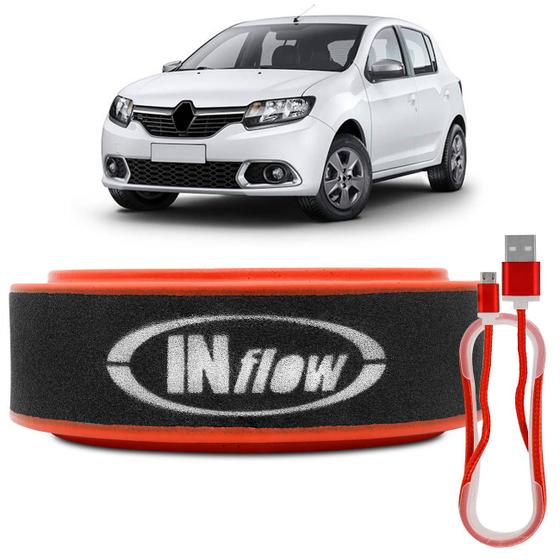 Filtro Ar Esportivo Inflow Renault Sandero 1.6 8V Logan 1.6 8V Symbol 1.6 8V Inbox HPF6675 + Brinde Menor preço em Filtro Ar Esportivo Inflow Renault Sandero 1.6 8V Logan 1.6 8V Symbol 1.6 8V Inbox HPF6675 + Brinde