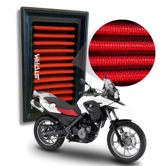 Imagem de Filtro Ar Esportivo Moto Bmw F650Gs Ano 2010 A 2016 F 650 Gs