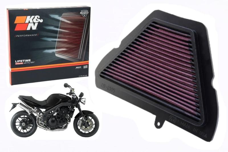 Imagem de Filtro Ar K&n Esportivo Lavavel Speed Triple 1050 até 10