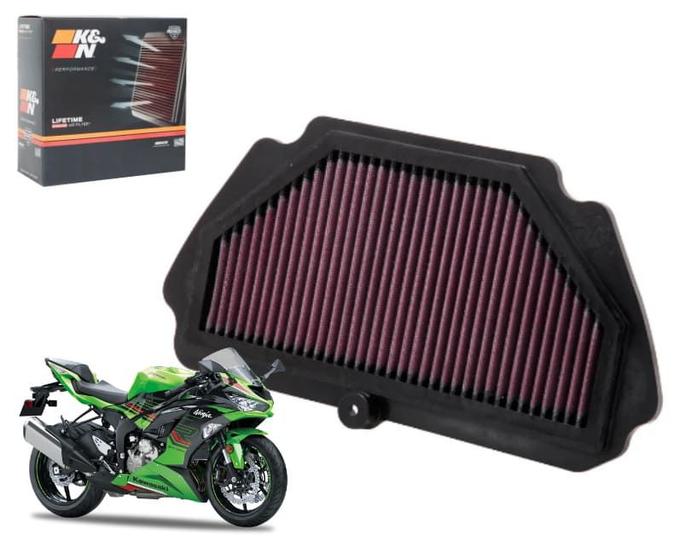 Imagem de Filtro Ar K&n Esportivo Zx6r 636 KRT Edition 2018 2019 2020