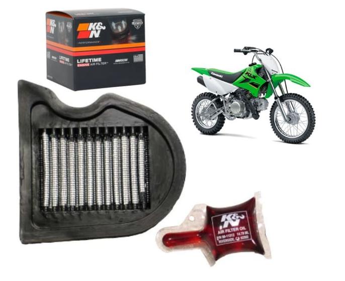 Imagem de Filtro Ar K&n KA-1102 Kawasaki KLX 110R 2021 2022 2023