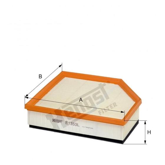 Imagem de Filtro Ar S80 2006 a 2010 Hengst E1353L