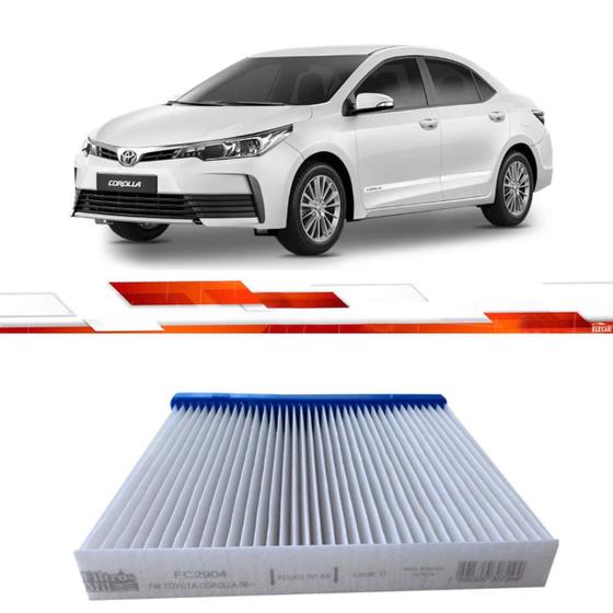 Imagem de Filtro Cabine Aromatizado Corolla 2008 Em Diante Hilux Rav4 Camry Prius Legacy Outback Nx200T Es460 Es350 Ct200H X80 Turbo