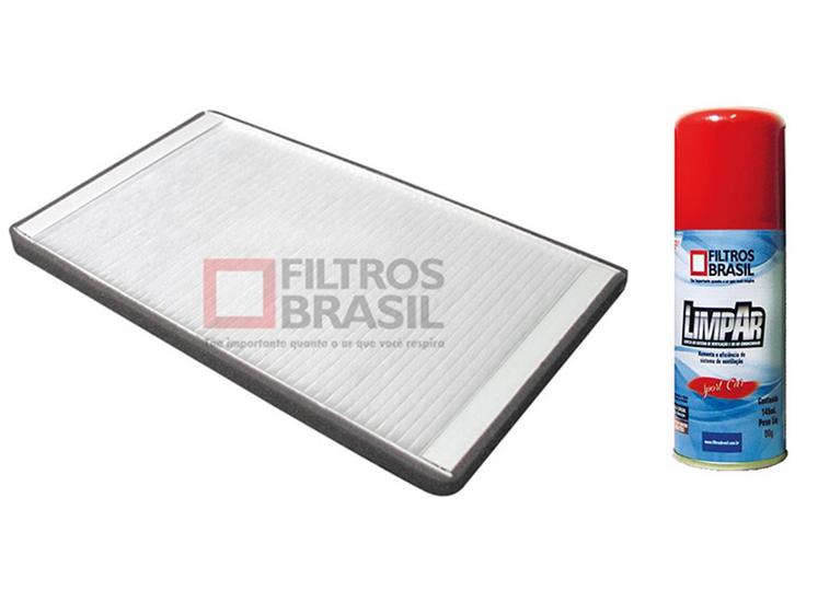 Filtro cabine corsa celta prisma montana tigra s/ acd + higienizador ...