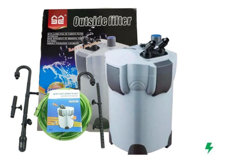 Filtro Canister Sunsun Hw 403b Uv 9w 1400l/h Aquario Menor preço em Filtro Canister Sunsun Hw 403b Uv 9w 1400l/h Aquario